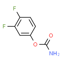 Phenol, 3,4-difluoro-, carbamate (9CI) Structure