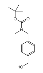 tert-Butyl 4-(hydroxymethyl)benzyl(methyl)carbamate Structure