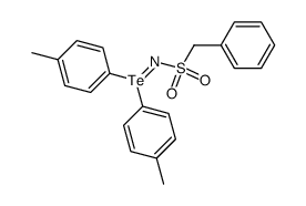 N-(benzylsulfonyl)di(p-tolyl)tellurimide结构式