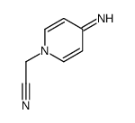 1(4H)-Pyridineacetonitrile,4-imino-(9CI) structure