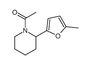 1-(2-(5-methylfuran-2-yl)piperidin-1-yl)ethan-1-one结构式