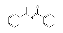 N-(1-phenylvinyl)benzimidoyl chloride Structure