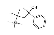 4-methyl-2-phenyl-4-trimethylsilylpentan-2-ol结构式