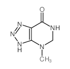 7H-1,2,3-Triazolo[4,5-d]pyrimidin-7-one,3,4,5,6-tetrahydro-4-methyl-结构式