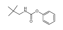neopentyl-carbamic acid phenyl ester Structure