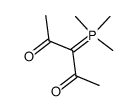 3-(trimethyl-l5-phosphanylidene)pentane-2,4-dione结构式