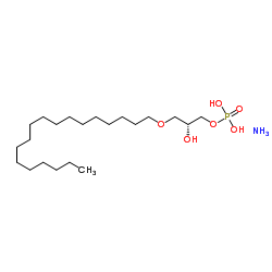 1-O-十八烷基-2-羟基-sn-甘油-3-磷酸铵盐图片