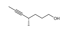 4-methylhept-5-yn-1-ol结构式