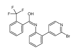 N-[2-(2-bromopyridin-4-yl)phenyl]-2-(trifluoromethyl)benzamide Structure