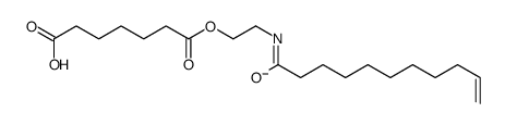 7-oxo-7-[2-(undec-10-enoylamino)ethoxy]heptanoate结构式