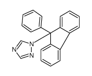 1-(9-phenylfluoren-9-yl)-1,2,4-triazole Structure