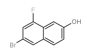 6-bromo-8-fluoronaphthalen-2-ol structure