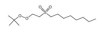2-(octylsulfonyl)ethyl tert-butyl peroxide结构式
