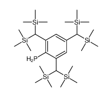 [2,4,6-tris[bis(trimethylsilyl)methyl]phenyl]phosphane结构式