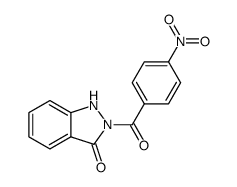 2-(4-Nitrobenzoyl)-3-indazolinone结构式
