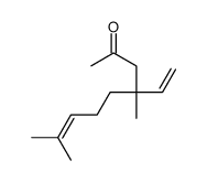 4-ethenyl-4,8-dimethylnon-7-en-2-one结构式