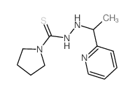 1-Pyrrolidinecarbothioicacid, 2-[1-(2-pyridinyl)ethyl]hydrazide Structure