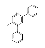2,4-diphenyl-5-methylpyridine Structure