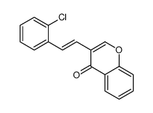 3-[2-(2-chlorophenyl)ethenyl]chromen-4-one结构式