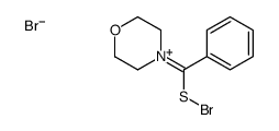 [morpholin-4-ium-4-ylidene(phenyl)methyl] thiohypobromite,bromide结构式