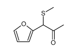2-Propanone, 1-(2-furanyl)-1-(methylthio) Structure