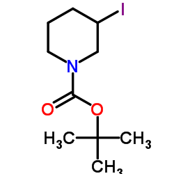 1-BOC-3-碘哌啶结构式