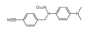 4-[(4-dimethylamino-N-nitroso-anilino)-methyl]-benzonitrile结构式