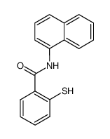 2-mercapto-N-(1-naphthyl)benzamide结构式