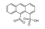 9-nitro-anthracene-1-sulfonic acid Structure