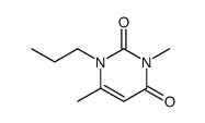 3,6-dimethyl-1-propyl-1H-pyrimidine-2,4-dione Structure