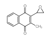2-methyl-3-(oxiran-2-yl)naphthalene-1,4-dione structure