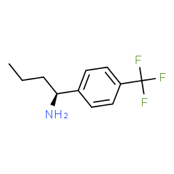 (1S)-1-[4-(TRIFLUOROMETHYL)PHENYL]BUTYLAMINE Structure