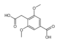 (4-carboxy-2,6-dimethoxy-phenyl)-acetic acid Structure