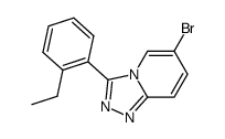 6-Bromo-3-(2-ethylphenyl)[1,2,4]triazolo[4,3-a]pyridine Structure