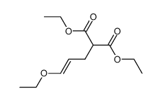 (E)-Diethyl 2-(3-ethoxy-2-propenyl)-1,3-propanedioate结构式