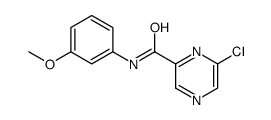 6-chloro-N-(3-methoxyphenyl)pyrazine-2-carboxamide Structure