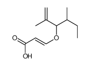 3-(2,4-dimethylhex-1-en-3-yloxy)prop-2-enoic acid Structure