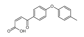 4-[4-(4-methylphenoxy)phenyl]-4-oxobut-2-enoic acid结构式