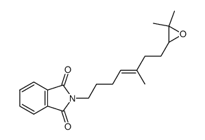 2-[(E)-7-(3,3-Dimethyl-oxiranyl)-5-methyl-hept-4-enyl]-isoindole-1,3-dione结构式