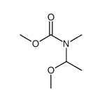 methyl N-(1-methoxyethyl)-N-methylcarbamate Structure