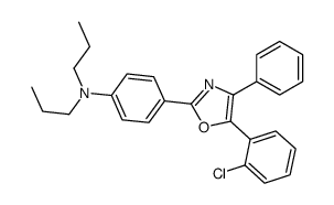 4-[5-(2-chlorophenyl)-4-phenyl-1,3-oxazol-2-yl]-N,N-dipropylaniline Structure