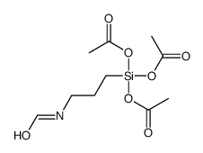 [diacetyloxy(3-formamidopropyl)silyl] acetate Structure