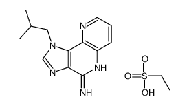 ethanesulfonic acid,1-(2-methylpropyl)imidazo[4,5-c][1,5]naphthyridin-4-amine Structure