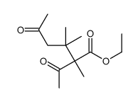 ethyl 2-acetyl-2,3,3-trimethyl-5-oxohexanoate Structure