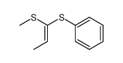 methylthio-1 phenylthio-1 propene-E结构式