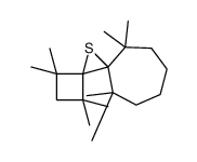 1,1,3,3,6,6,11,11-octamethyl-12-thiadispiro[3.0.65.14]dodecane Structure