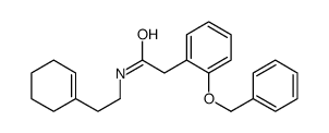 N-[2-(cyclohexen-1-yl)ethyl]-2-(2-phenylmethoxyphenyl)acetamide Structure