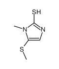 3-methyl-4-methylsulfanyl-1H-imidazole-2-thione Structure