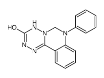 7-phenyl-4,6-dihydro-2H-[1,2,4,5]tetrazino[1,6-c]quinazolin-3-one结构式