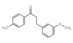 3-(3-METHOXYPHENYL)-4'-METHYLPROPIOPHENONE结构式